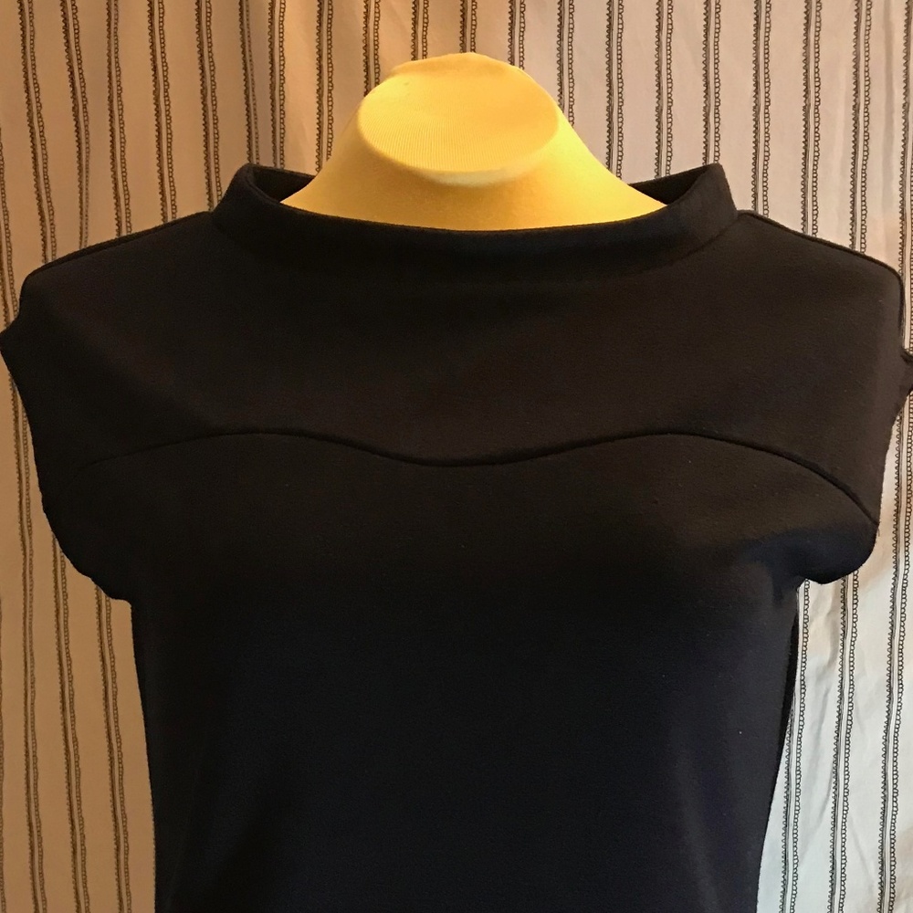 Navy Sleeveless Top from The Limited Size Small